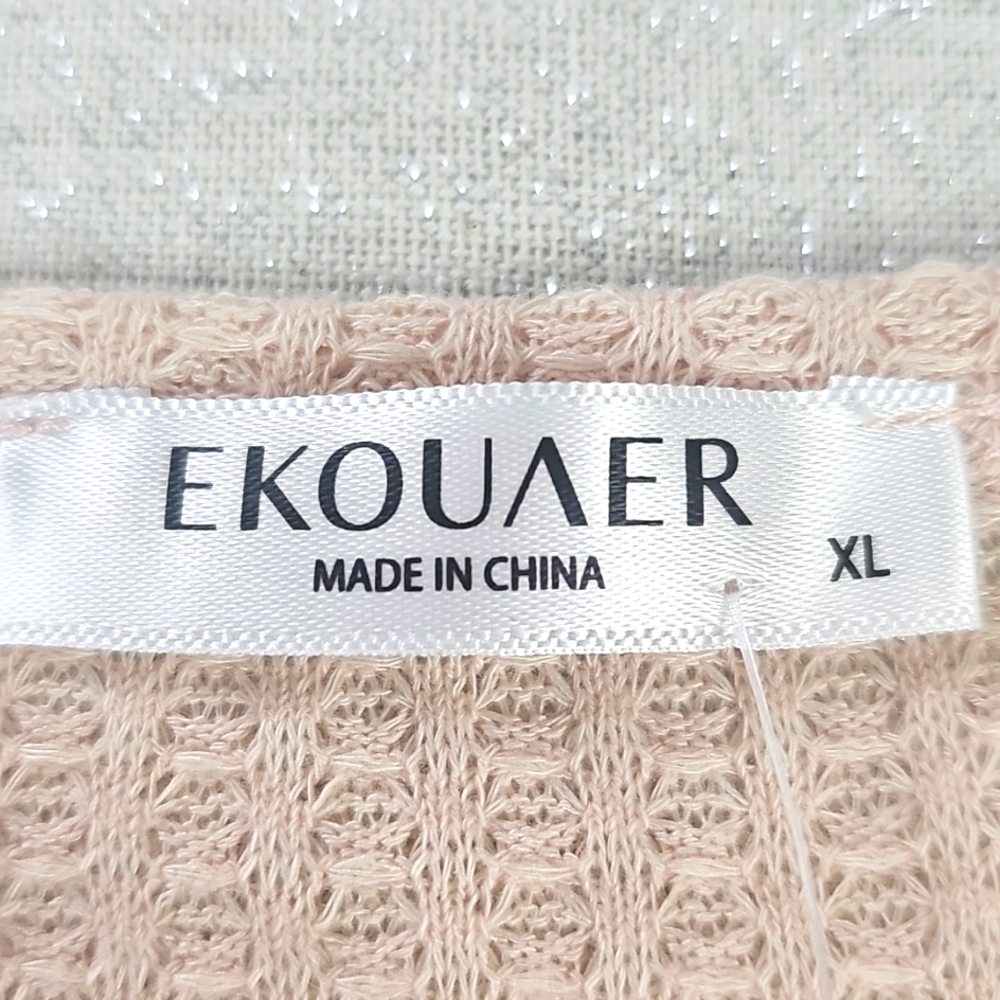 Pajamas Sets Peach Loungewear Elegant Wear Vacation ResortWear - Picture 4 of 13